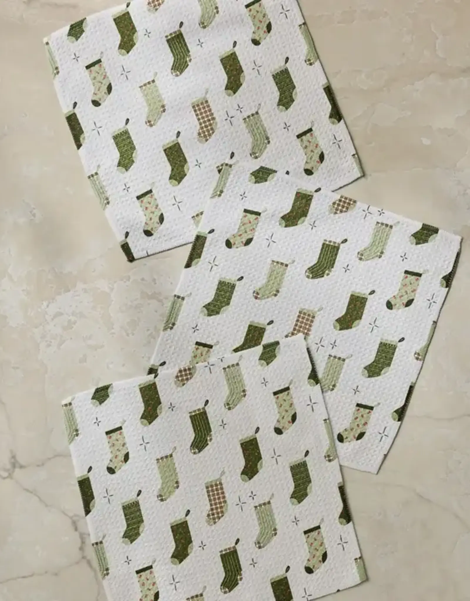 Geometry Dishcloth Set- Stocking Medley
