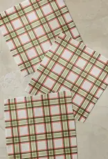 Geometry Dishcloth Set- Stocking Plaid