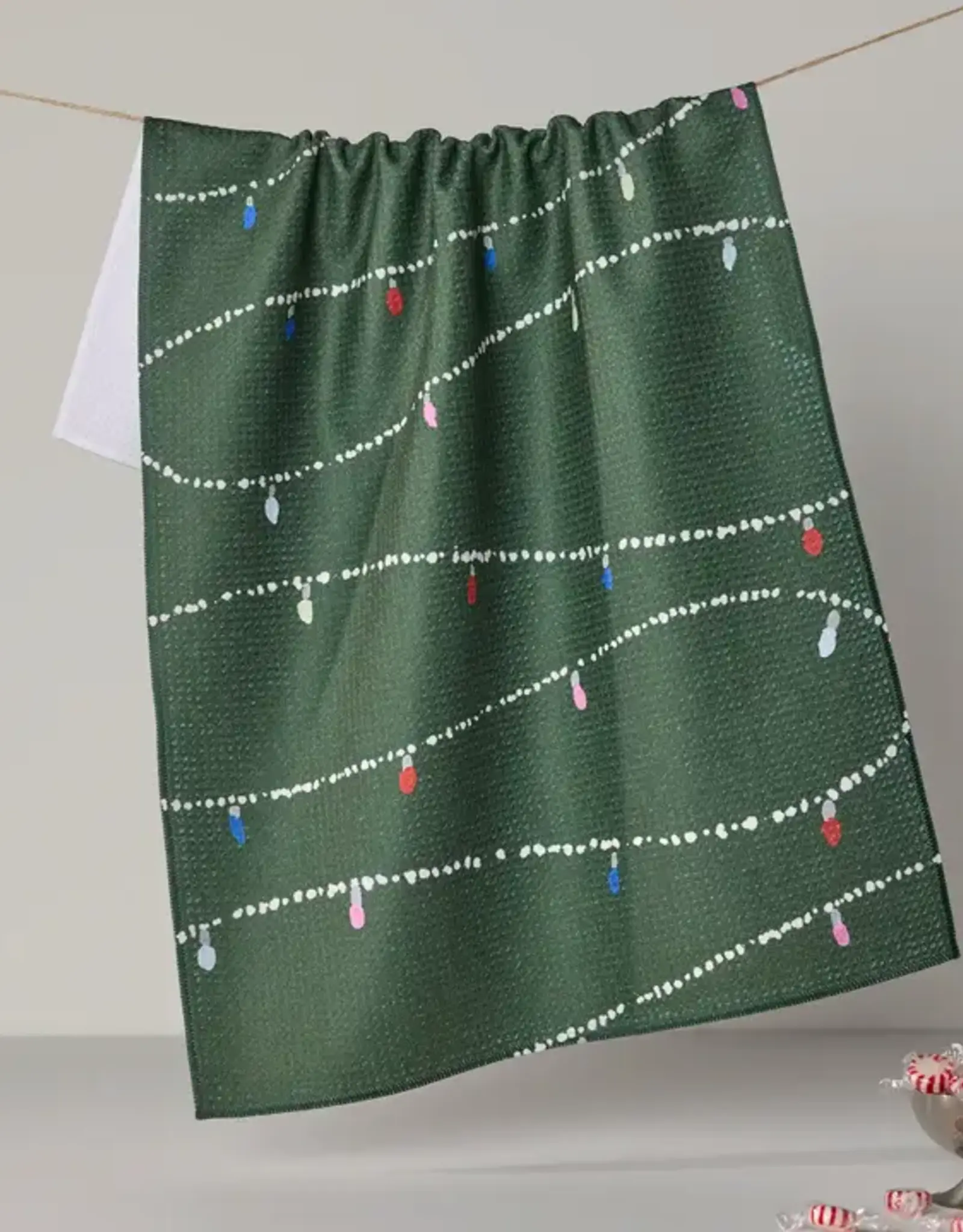 Geometry Tea Towel- Garland Glow