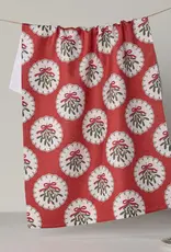 Geometry Tea Towel- Merry Mistletoe