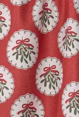 Geometry Tea Towel- Merry Mistletoe