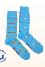 Friday Sock  Co Men's Mid-Calf Socks, Trout & Fly