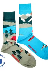 Friday Sock  Co Men's Mid-Calf Socks, Canada Mountain