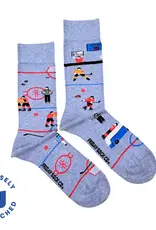 Friday Sock  Co Men's Mid-Calf Socks, Funny Hockey
