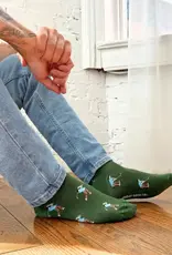 Friday Sock  Co Men's Mid-Calf Socks, Golf Swing & Putt