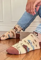 Friday Sock  Co Men's Mid-Calf Socks, Western Cowboy
