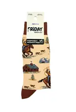 Friday Sock  Co Men's Mid-Calf Socks, Western Cowboy