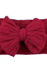 SpearmintLOVE Cable Bow, Cranberry