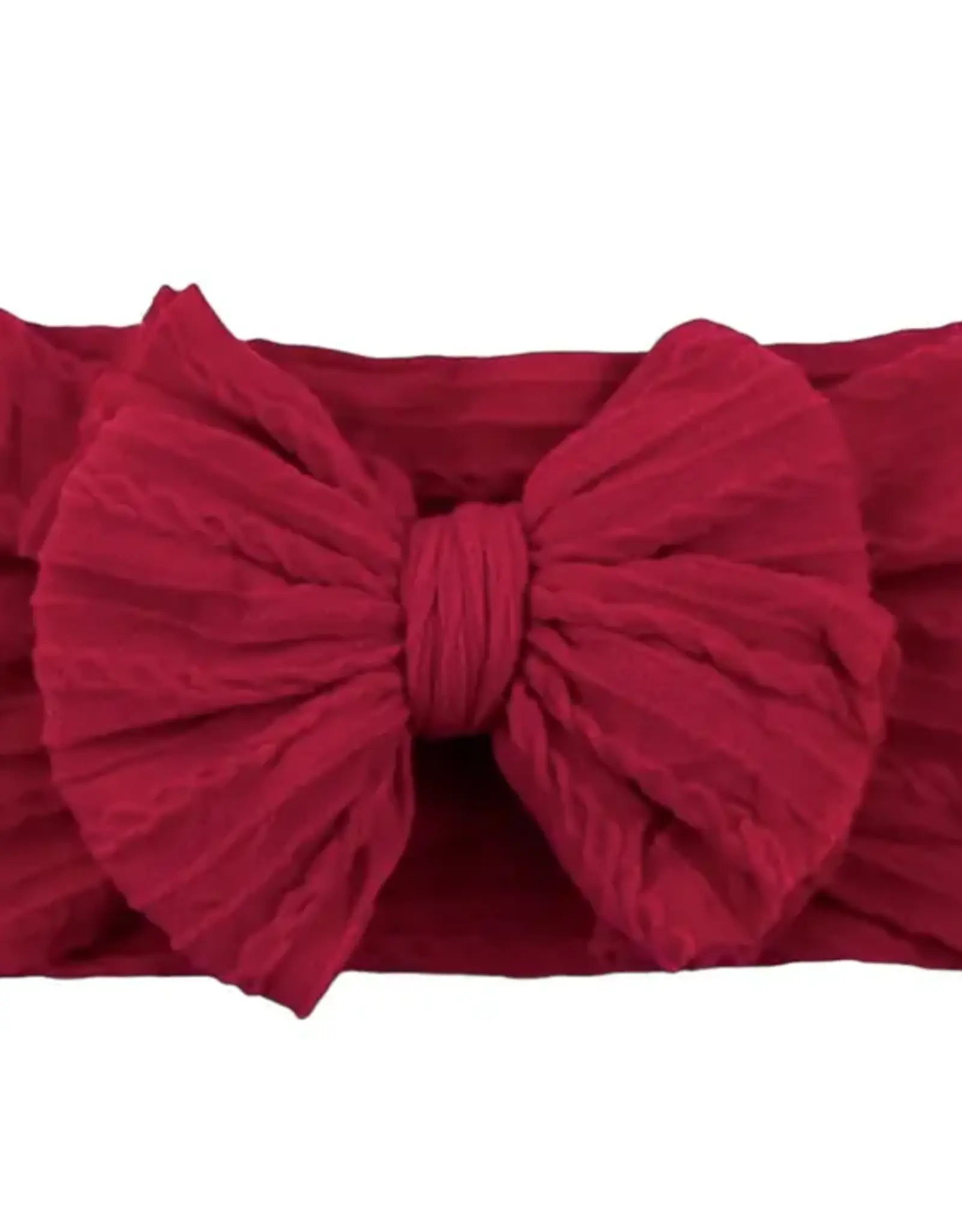SpearmintLOVE Cable Bow, Cranberry
