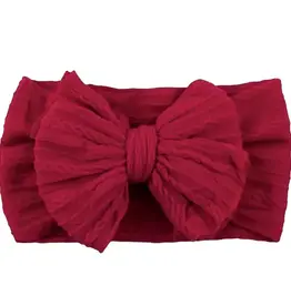 SpearmintLOVE Cable Bow, Cranberry