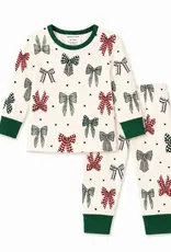 SpearmintLOVE Long Sleeve 2-Piece Set, Country Christmas Bows