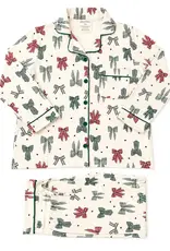 SpearmintLOVE Women's Lounge Set, Country Christmas Bows