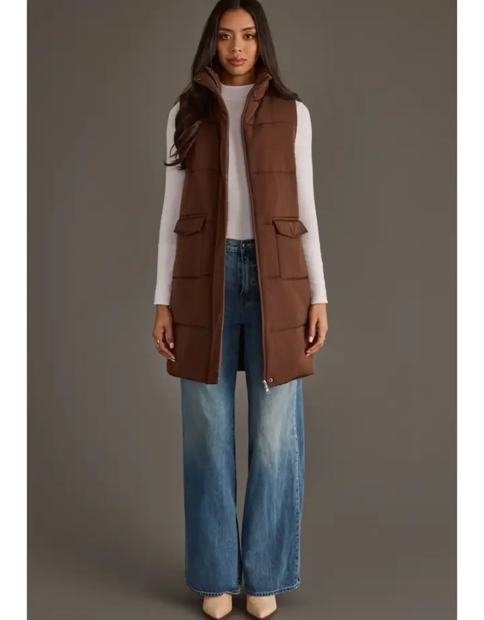Panache Apparel Co. Longline Puffer Vest