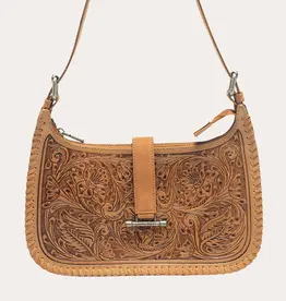 Myra Bag Loyal West Dannia Purse, Saddle Brown