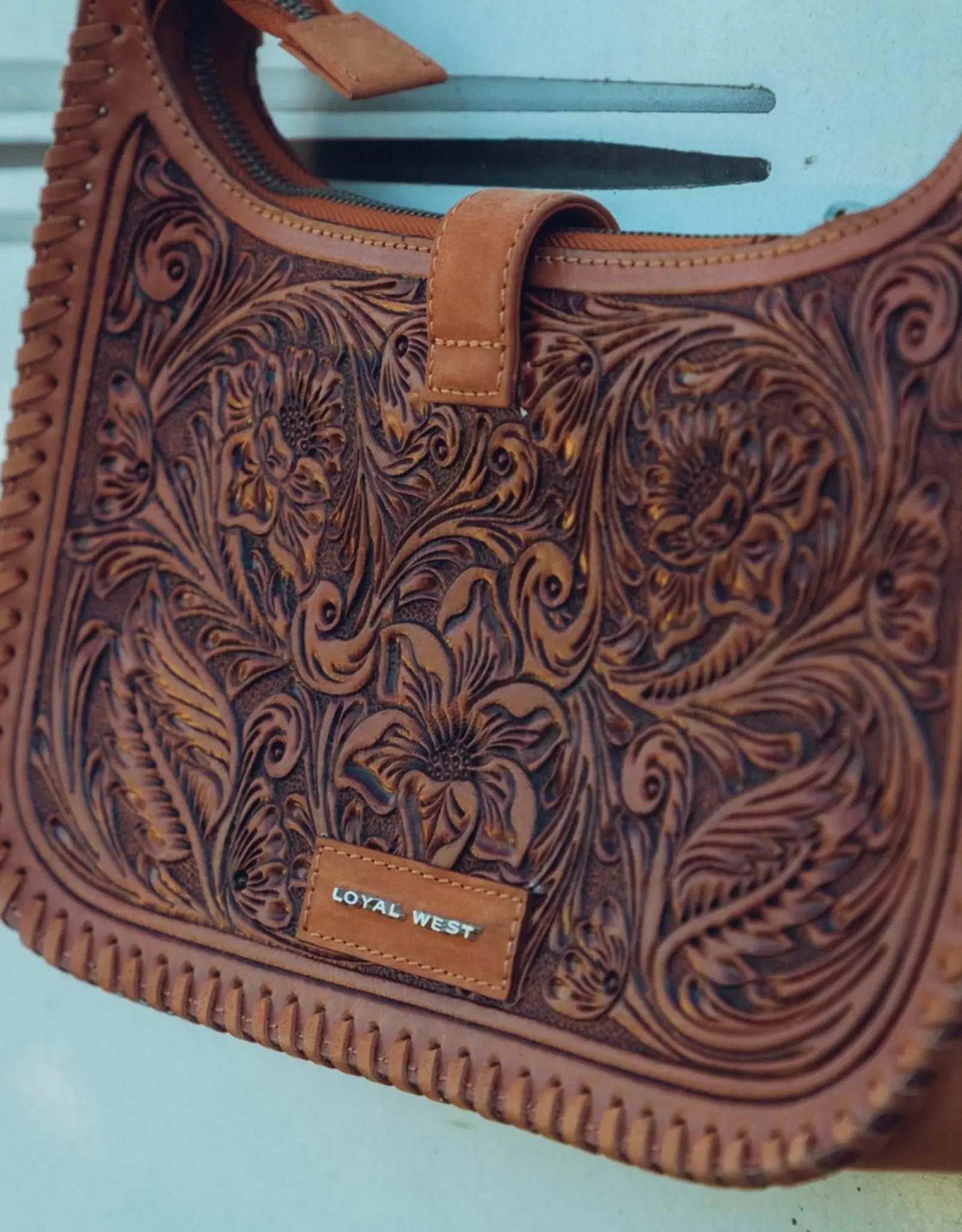 Myra Bag Loyal West Dannia Purse, Saddle Brown