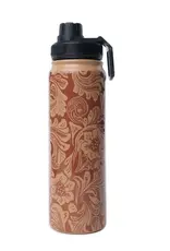 Myra Bag Moo & Bloom Stainless Steel Water Bottle, Brown