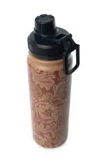 Myra Bag Moo & Bloom Stainless Steel Water Bottle, Brown