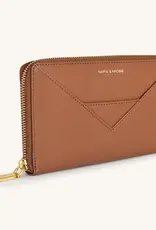 Myra Bag Corrine Long Wallet, Tan
