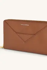 Myra Bag Corrine Long Wallet, Tan
