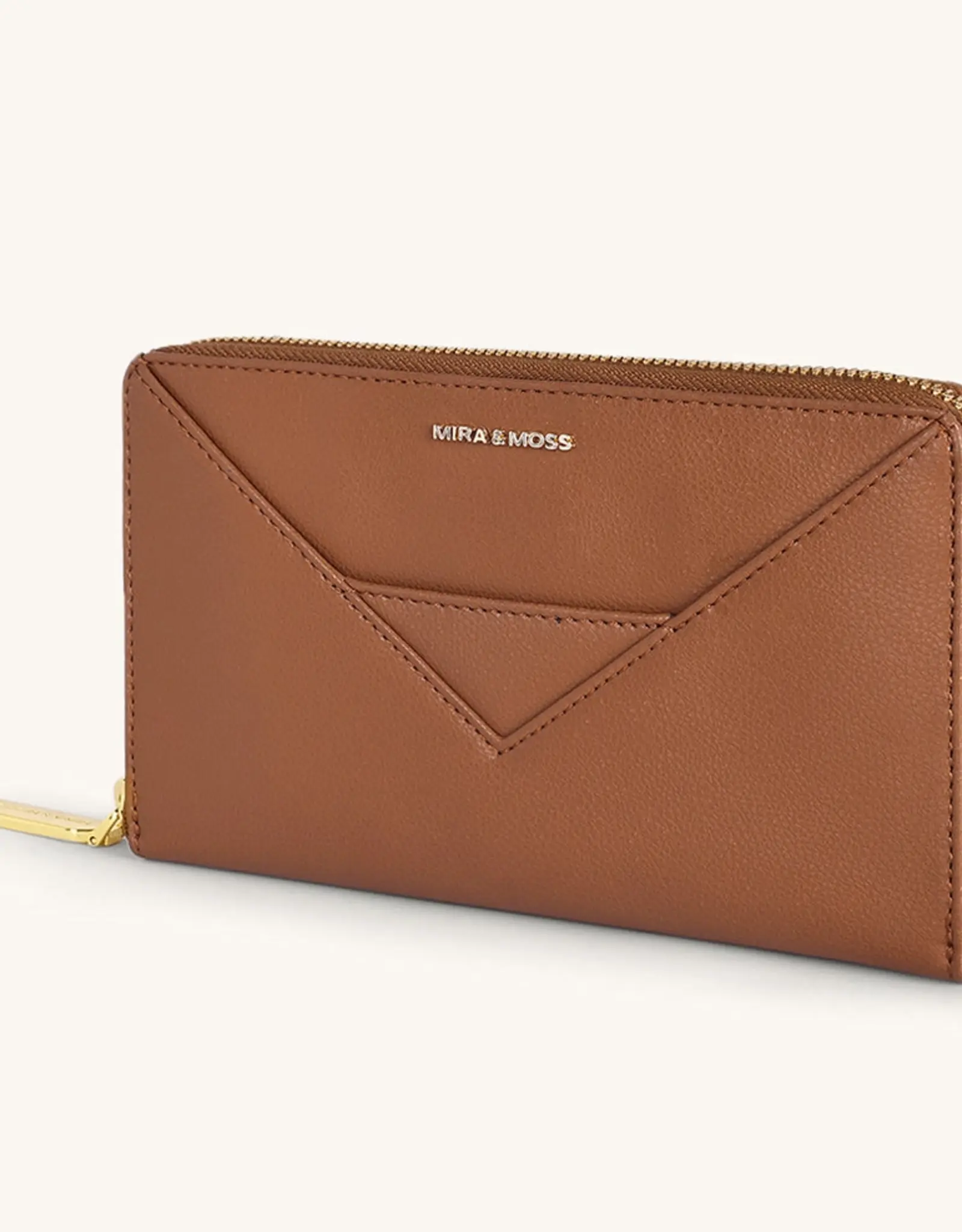 Myra Bag Corrine Long Wallet, Tan
