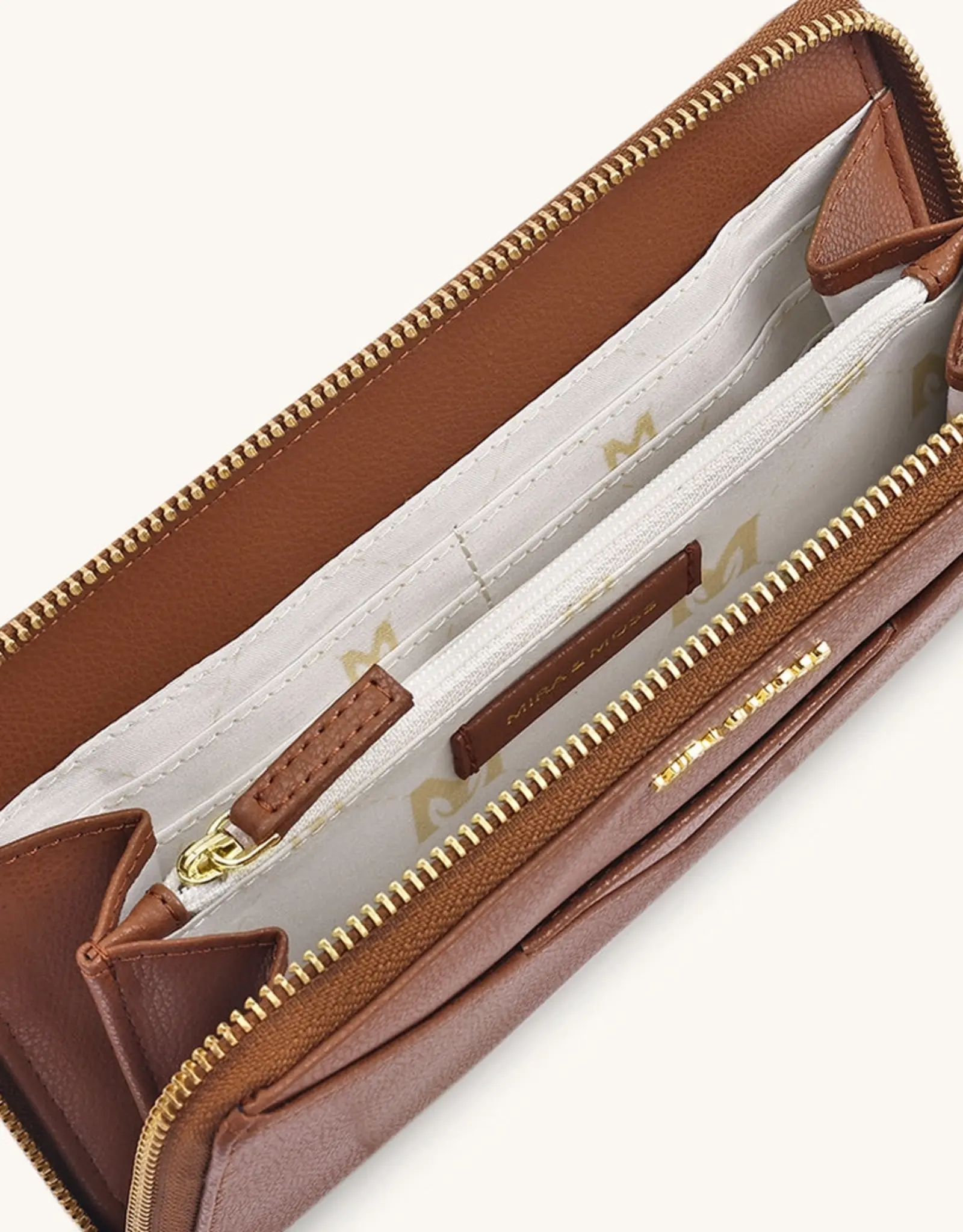 Myra Bag Corrine Long Wallet, Tan