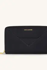 Myra Bag Corrine Long Wallet, Black