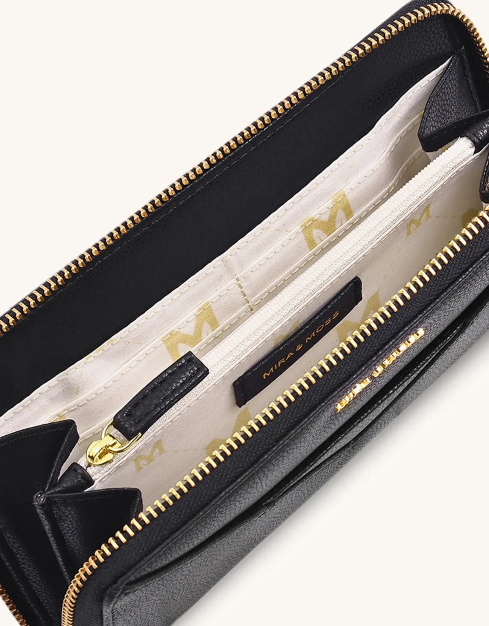 Myra Bag Corrine Long Wallet, Black