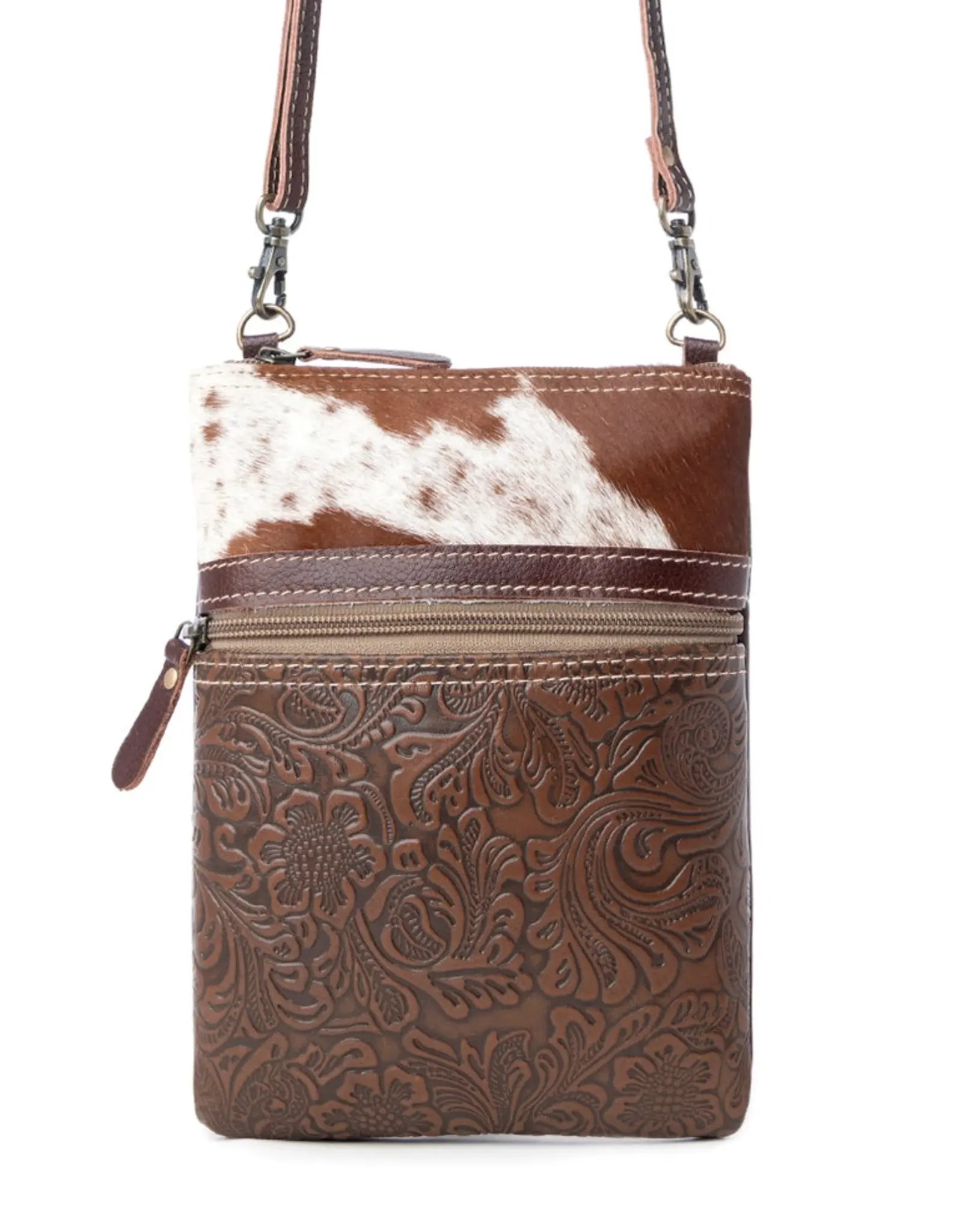 Myra Bag Tangled Vine Leather & Hairon Bag