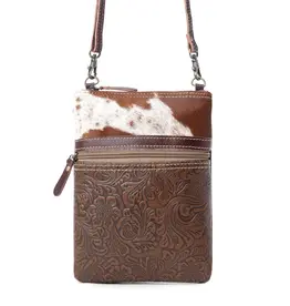 Myra Bag Tangled Vine Leather & Hairon Bag