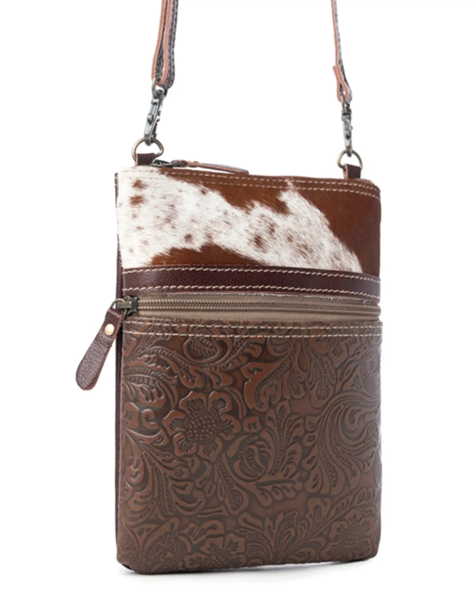 Myra Bag Tangled Vine Leather & Hairon Bag