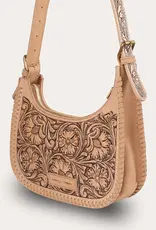 Myra Bag Handtooled Dannia Purse, Slant Form