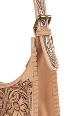 Myra Bag Handtooled Dannia Purse, Slant Form
