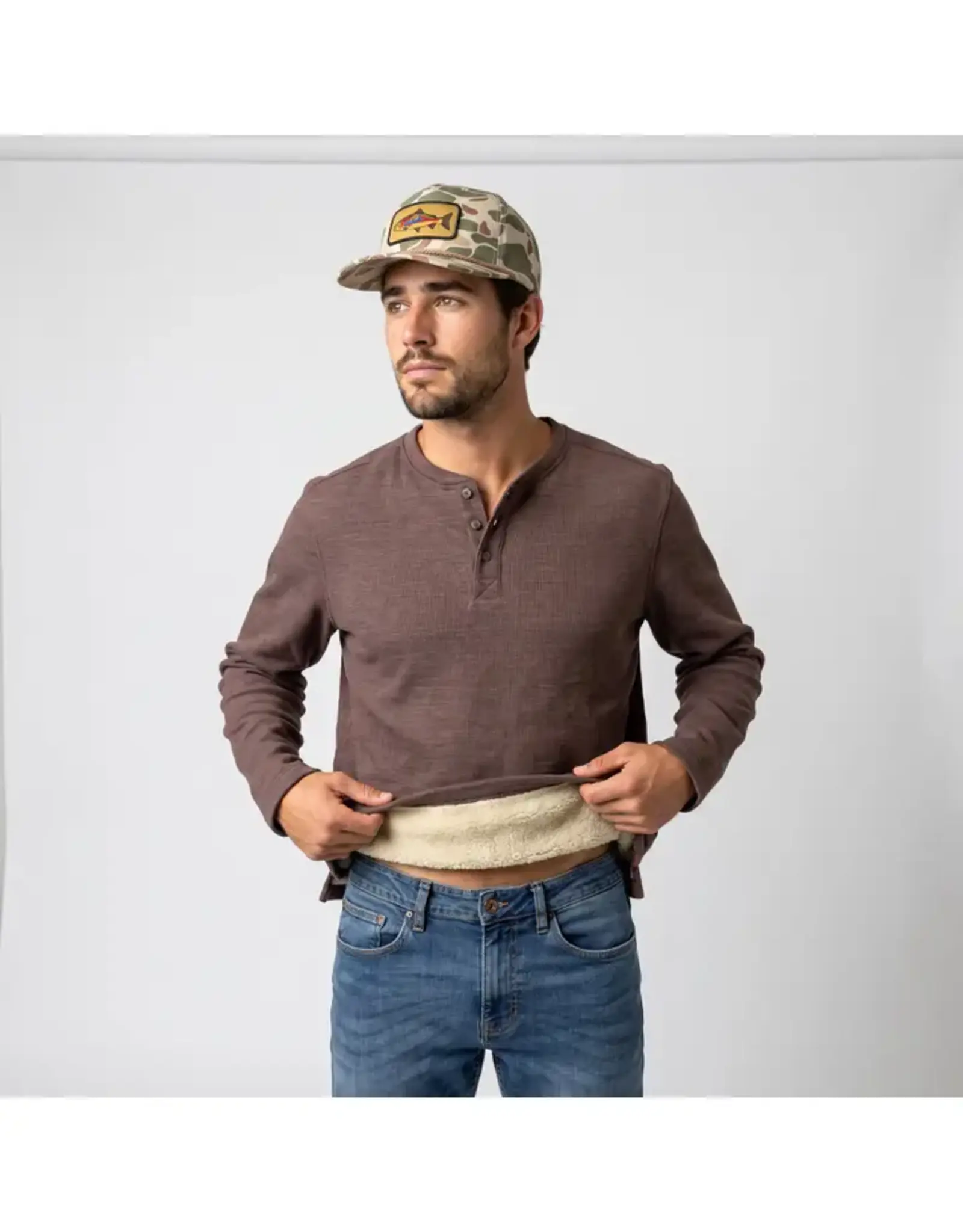 LIV Outdoor Fireside Sherpa Lined Henley