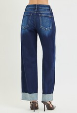 Risen Jeans Barrel Cuffed Hem Jeans