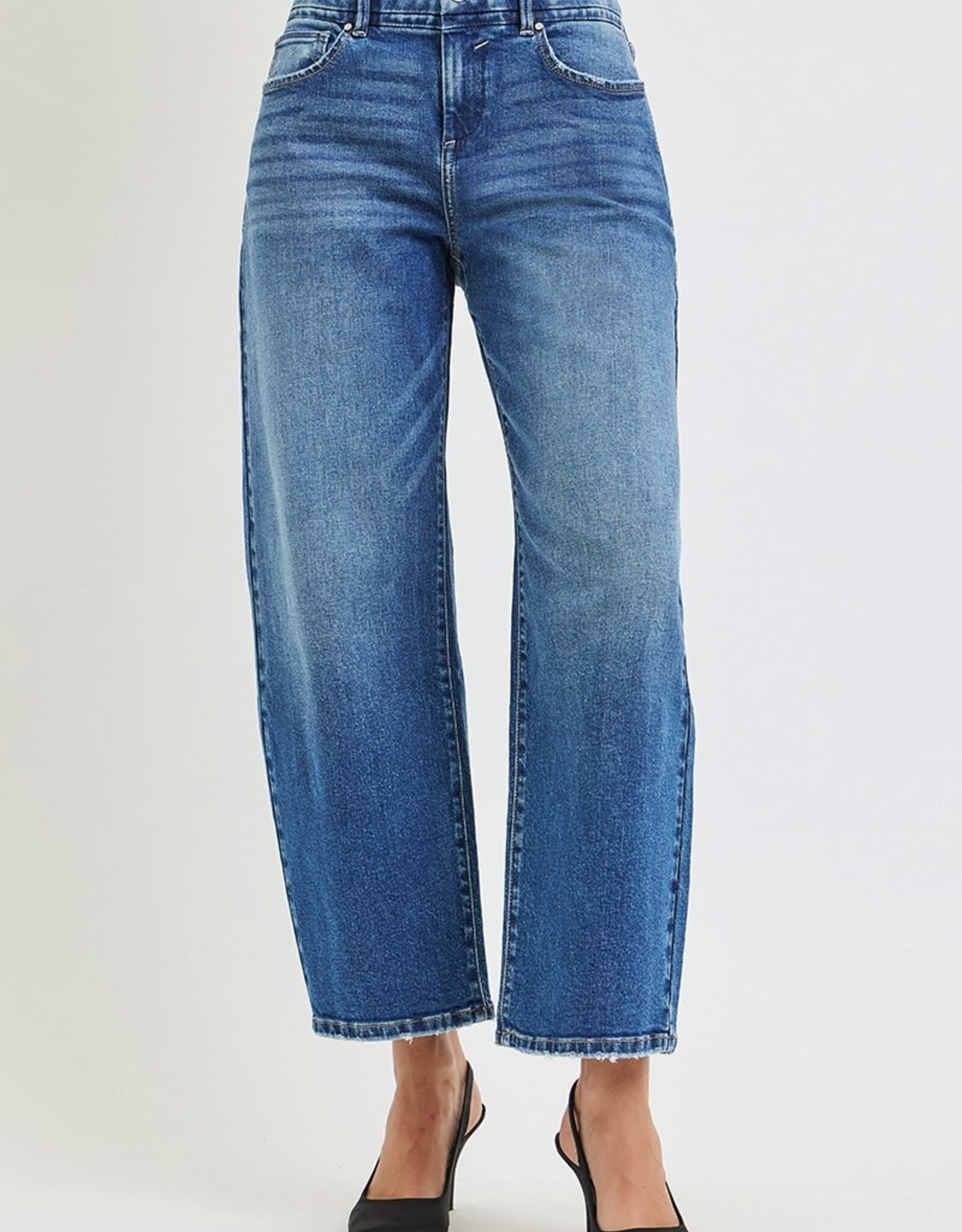 Risen Jeans Slouchy Crop  Barrel Jean