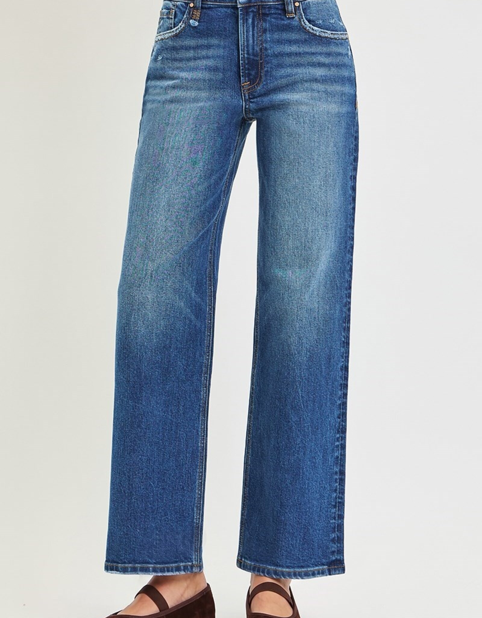 Risen Jeans High Rise Straight Leg Jean