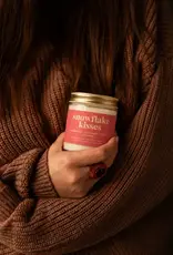 Prairie Creek Candles Wood Wick Candle, Snowflake Kisses 8oz