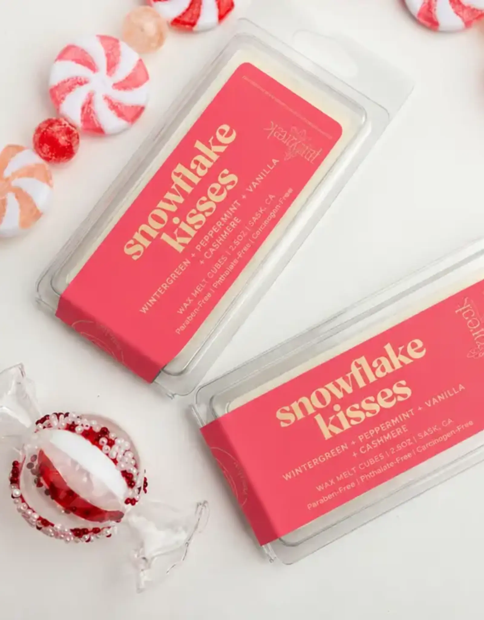 Prairie Creek Candles Wax Melts, Snowflake Kisses