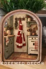 Redeemed Decor Arch Top Framed Art, Claus Kitchen