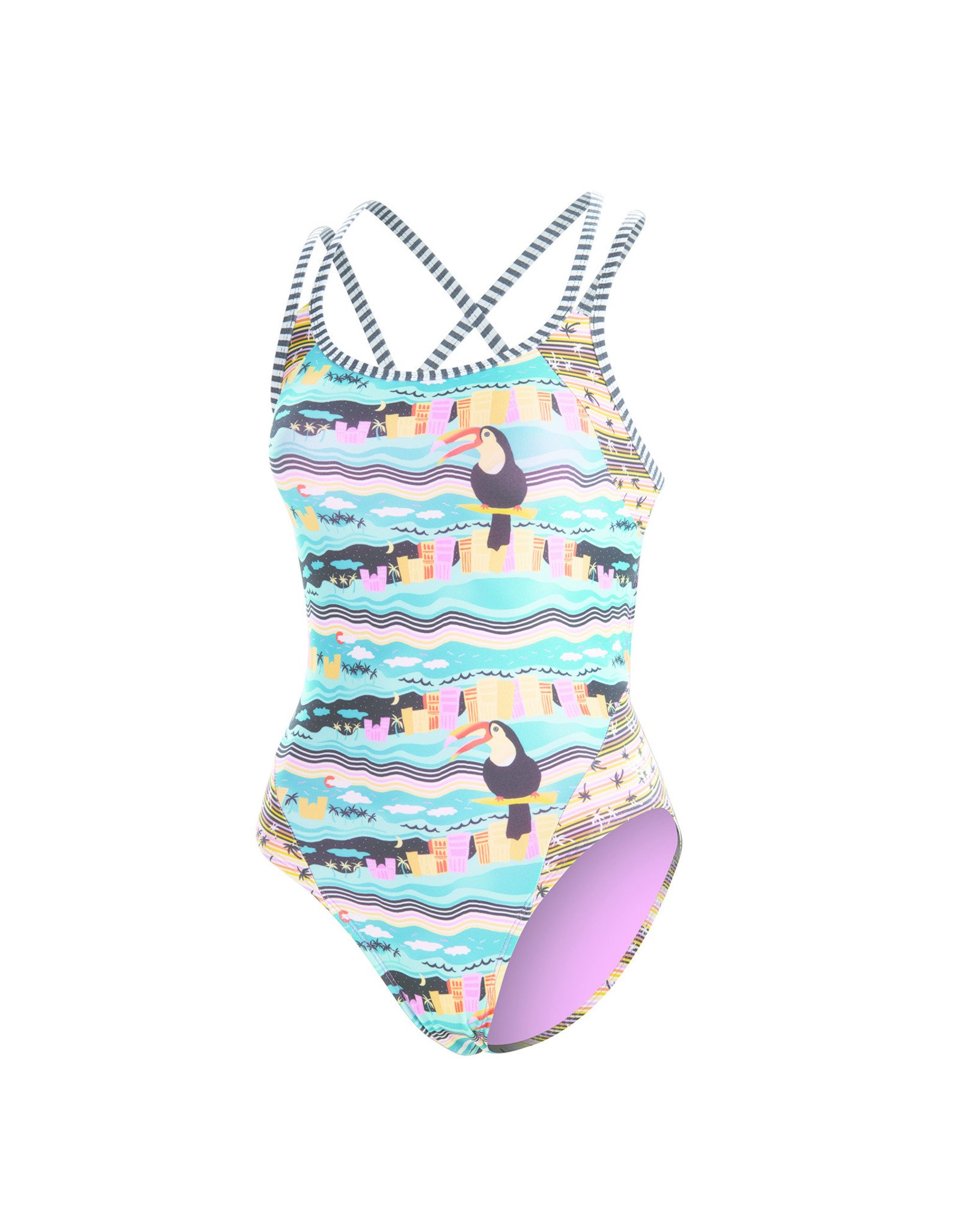 DOLFIN DOLFIN UGLIES DOUBLE STRAP OPEN KEYHOLE BACK