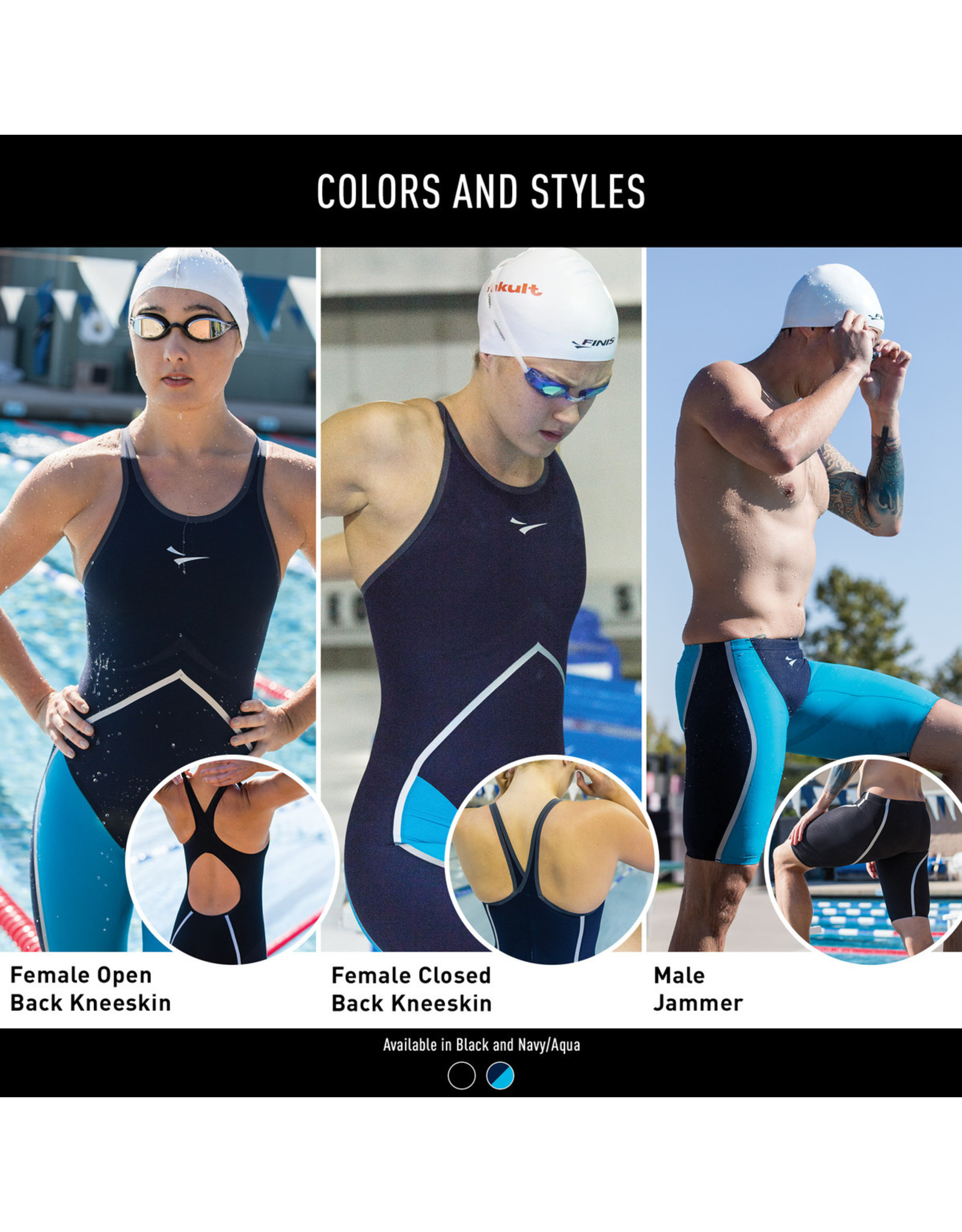 FINIS FINIS RIVAL CLOSED BACK