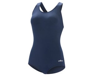 Women's Aquashape Navy Clasp Back Aqua Bra Swimsuit Top – Dolfin Swimwear