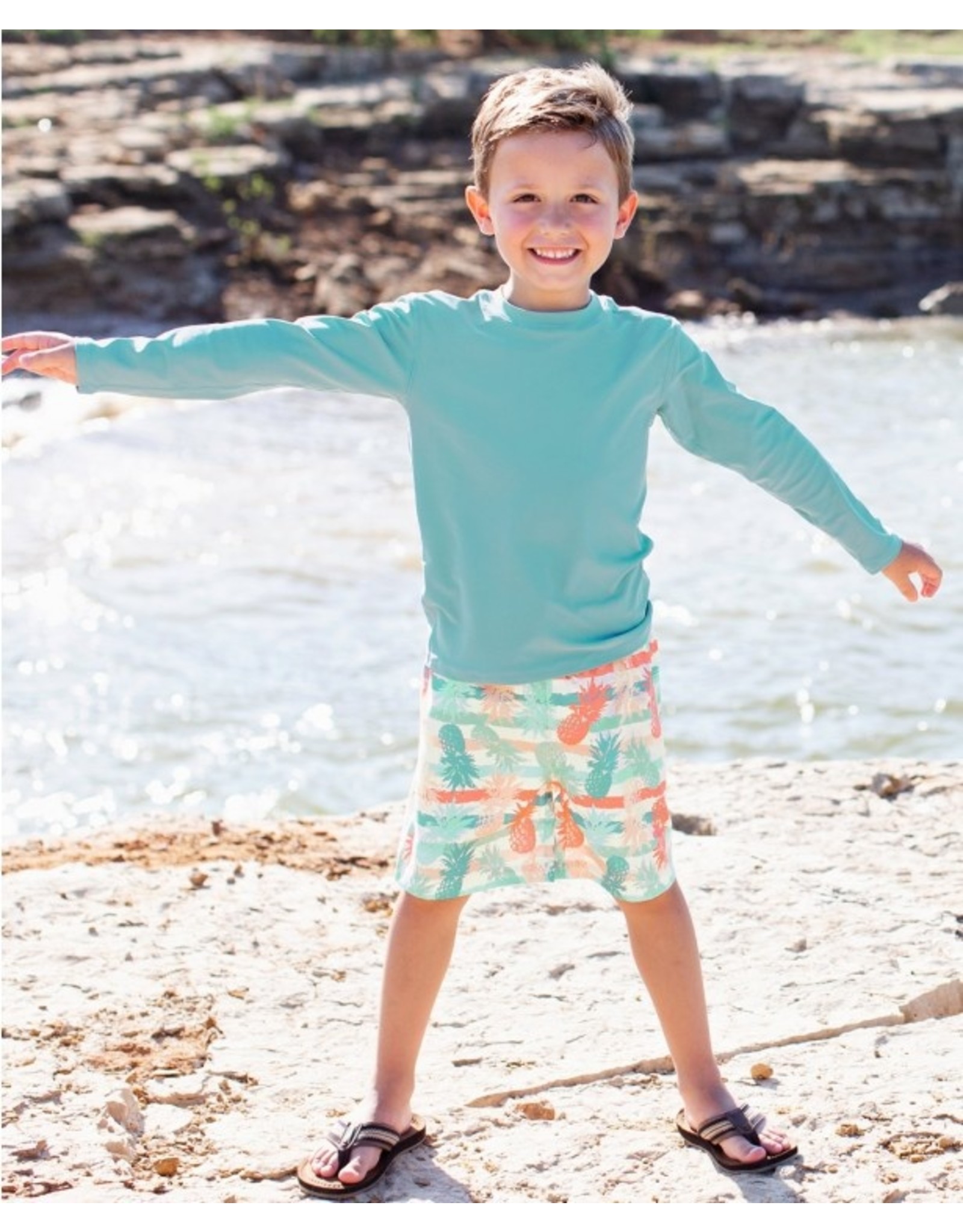 RUFFLE BUTTS / RUGGED BUTTS RUGGEDBUTTS SWIM TRUNKS