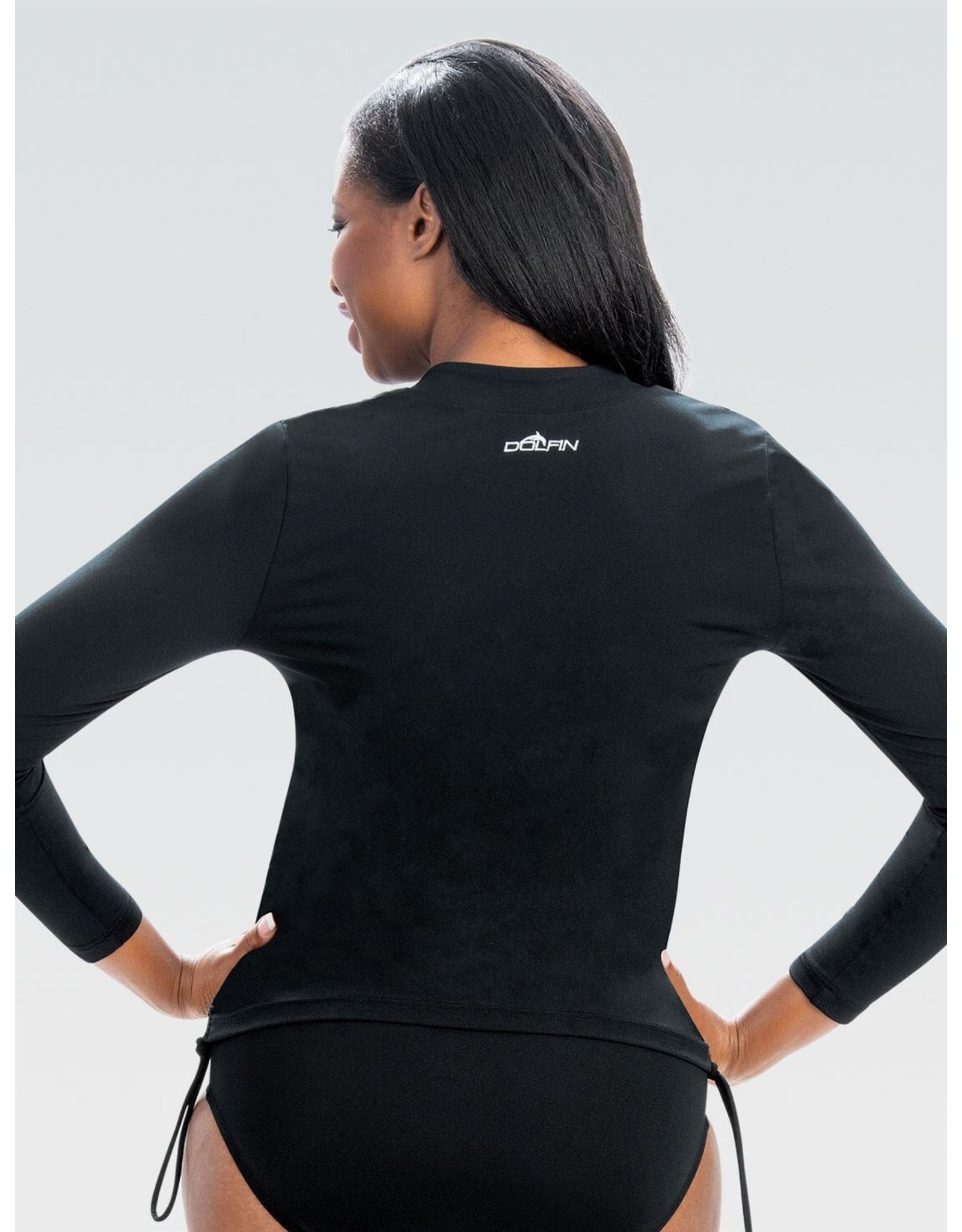 DOLFIN DOLFIN AQUASHAPE SOLID LONG SLEEVE RASH GUARD