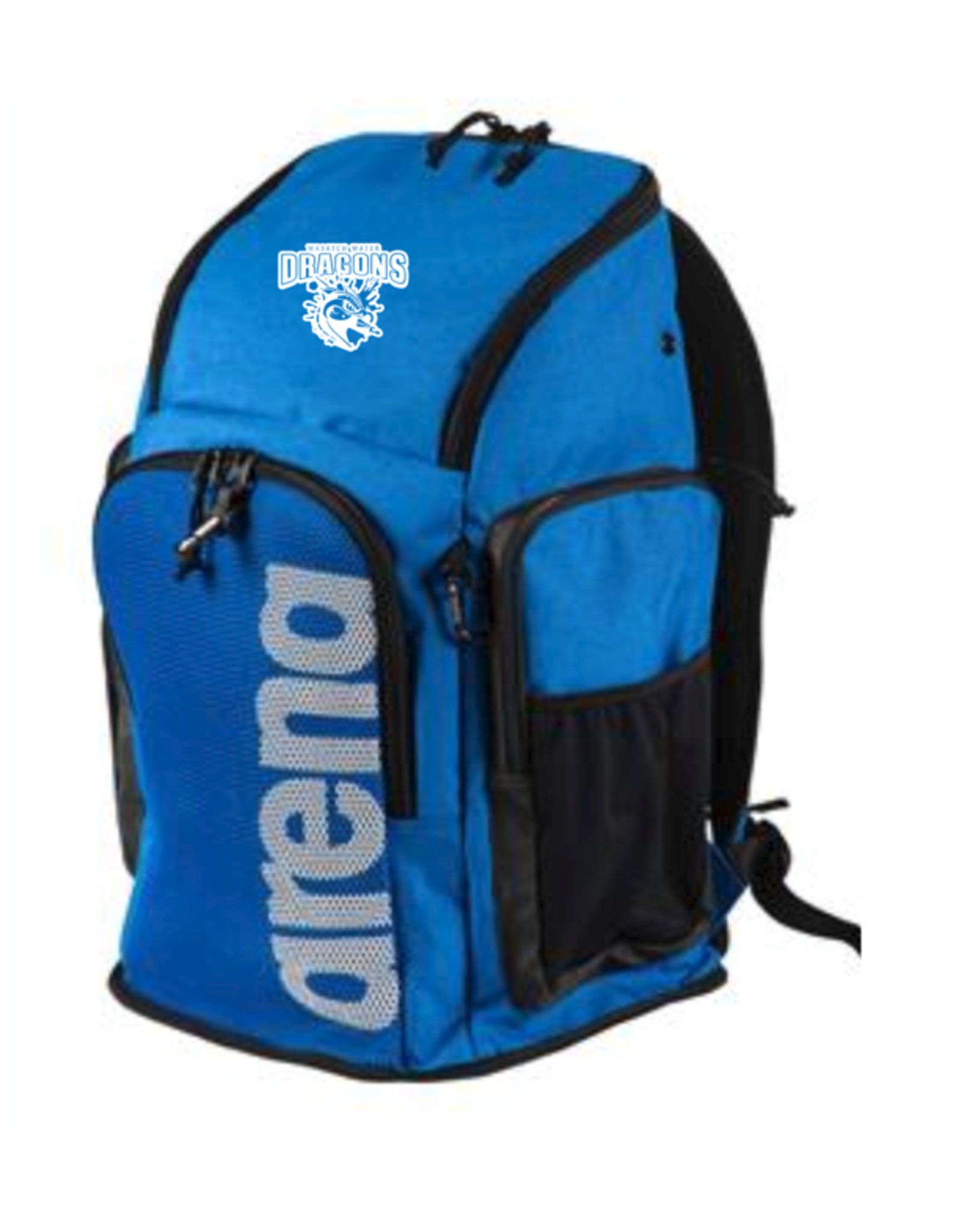 ARENA TEAM BACKPACK 45L + WASATCH WATER DRAGONS LOGO & NAME