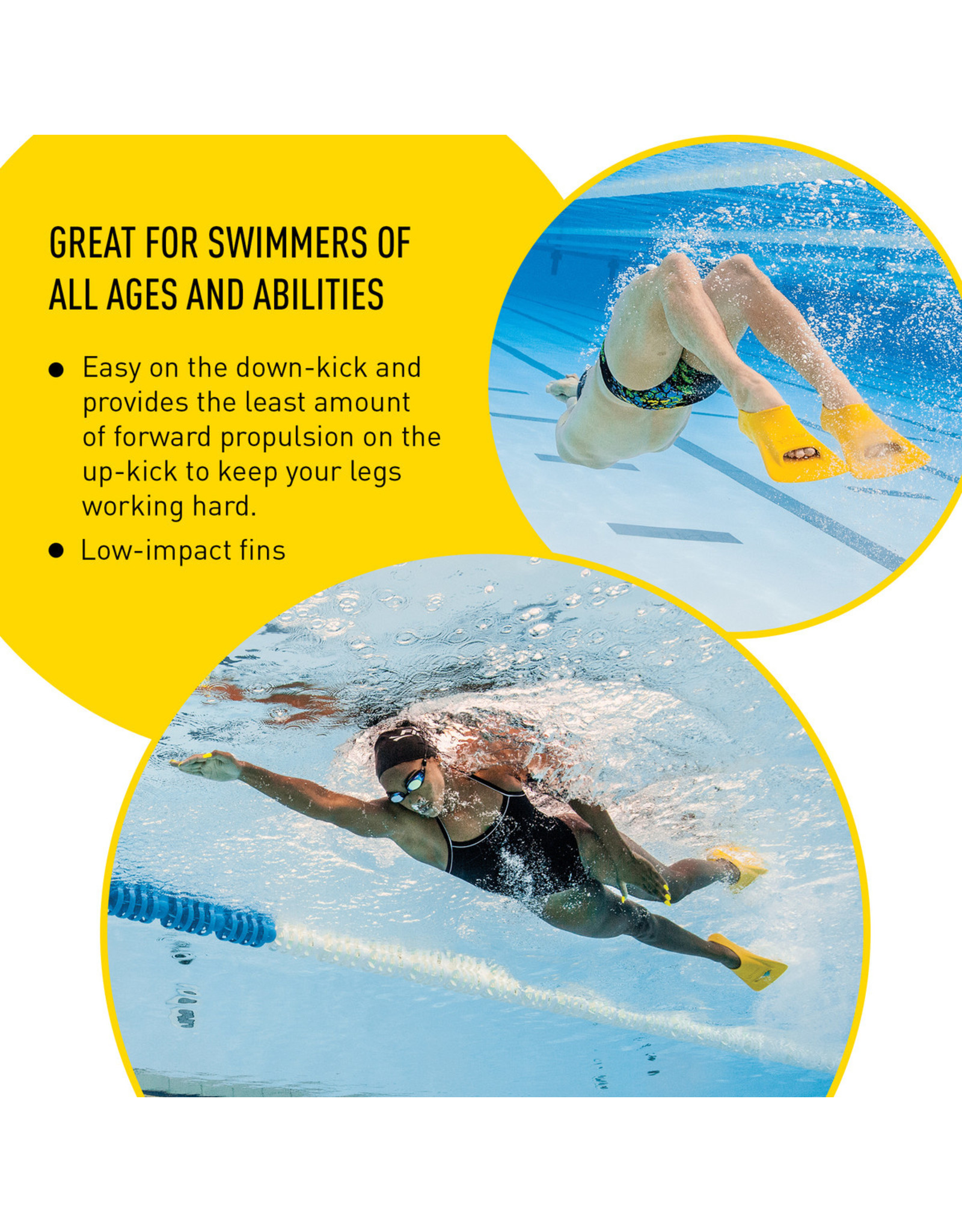 FINIS ZOOMER GOLD FINS Poco Loco