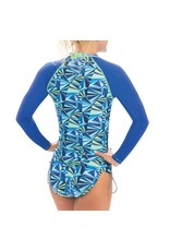 DOLFIN DOLFIN UGLIES WOMEN'S PRINTED LONG SLEEVE RASH GUARD