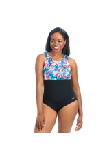 DOLFIN DOLFIN PRINTED HIGH NECK CLASP BACK