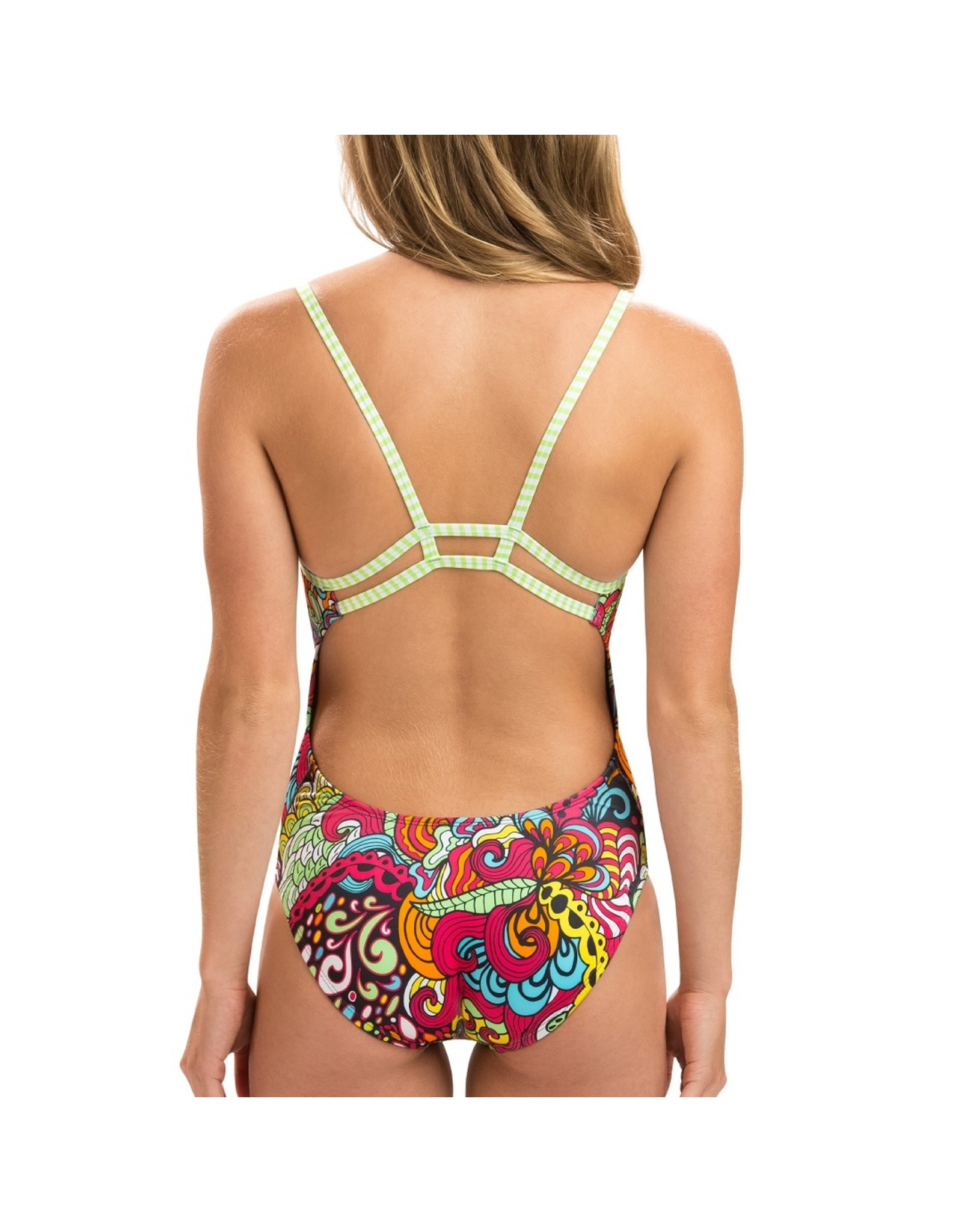 Women's Dolfin Uglies Floral Strappy One-Piece Swimsuit