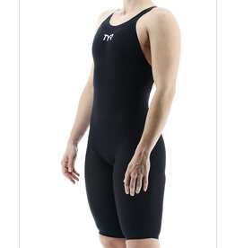Costume Intero Da Competizione TYR Invictus Solid Open Back – Donna – Approvato FINA, Tecnologia Hydrosphere, Compressione Media